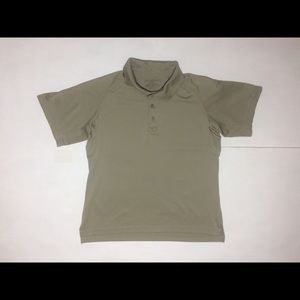 511 Tactical Mens Large Tan Polo Short Sleeve